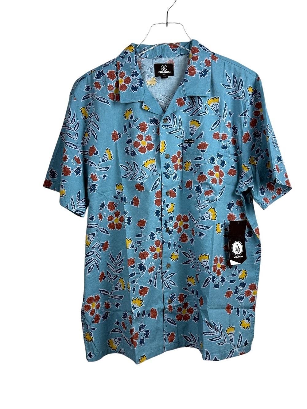 Volcom Offering Button Up Shirt Men’s Size L NWT MSRP $65